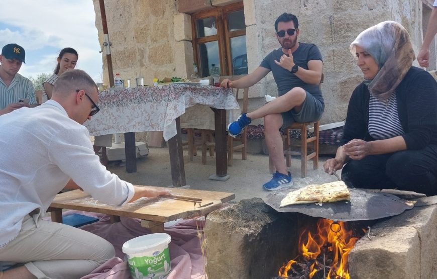 Cappadocia: Pancake making with a local woman