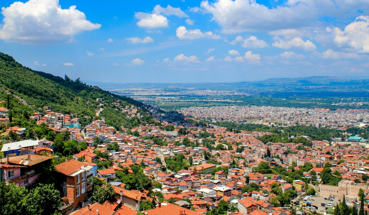 Bursa city view – what Turkey is famous for silk, history, and Uludağ mountain