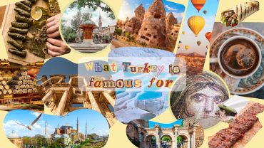 What Turkey is famous for – famous places, food, and culture collage